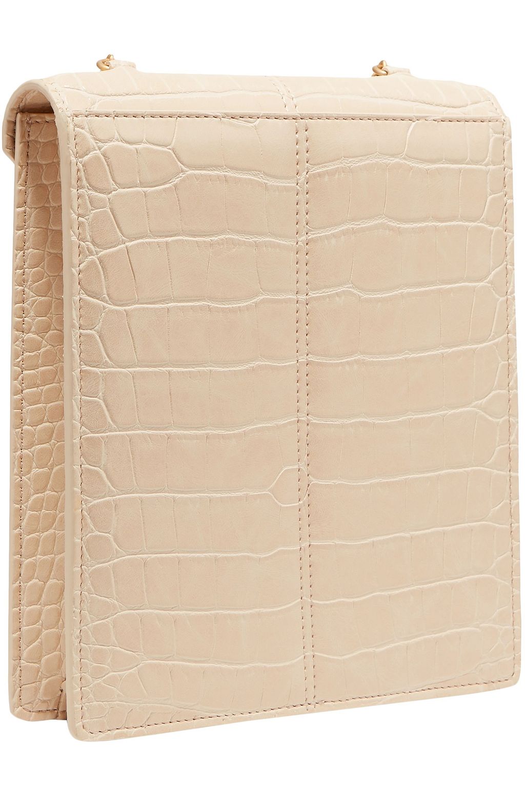 NANUSHKA Tove croc-effect vegan leather shoulder bag