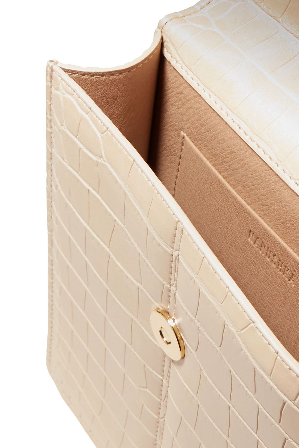 NANUSHKA Tove croc-effect vegan leather shoulder bag