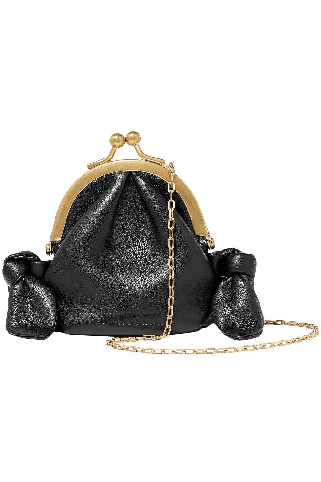 vegan leather shoulder bag