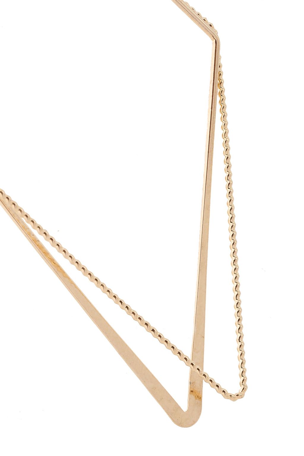 KENNETH JAY LANE Gold-tone hoop earrings