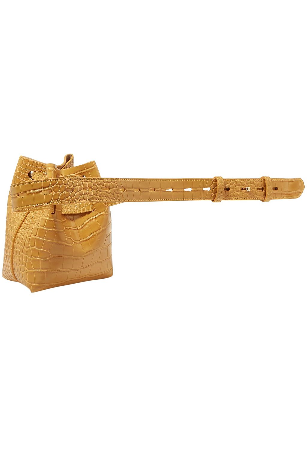 NANUSHKA Minee croc-effect vegan leather belt bag