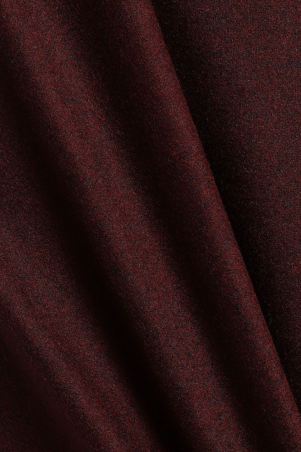 LANVIN Wool-blend felt midi skirt