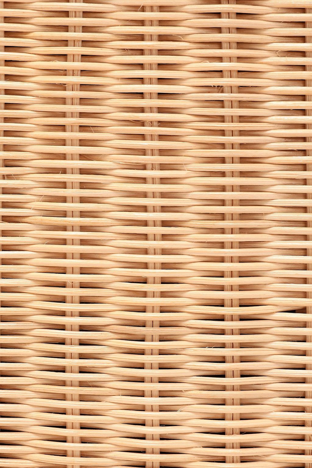 KAYU Dylan wicker and striped canvas shoulder bag