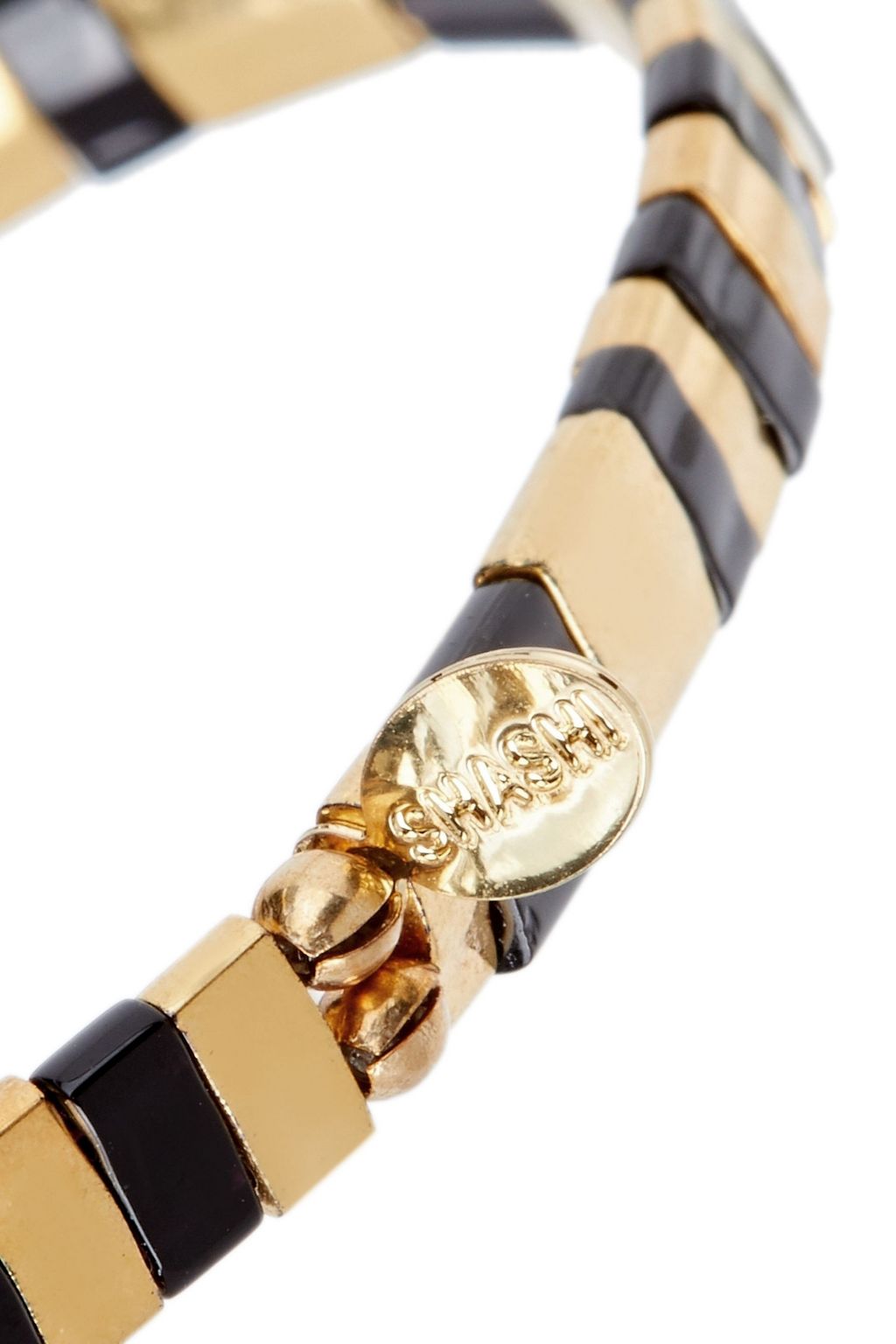 SHASHI Tilu 24-karat gold-plated bracelet