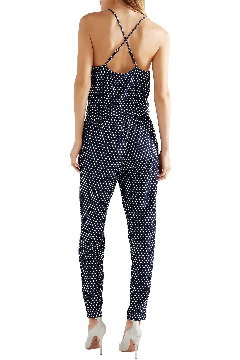 michael kors polka dot jumpsuit