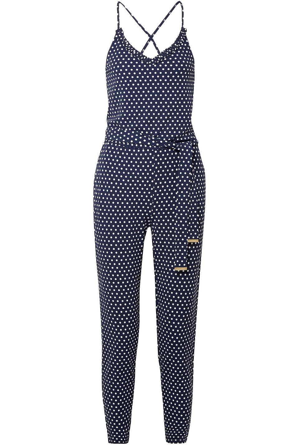 michael kors polka dot jumpsuit