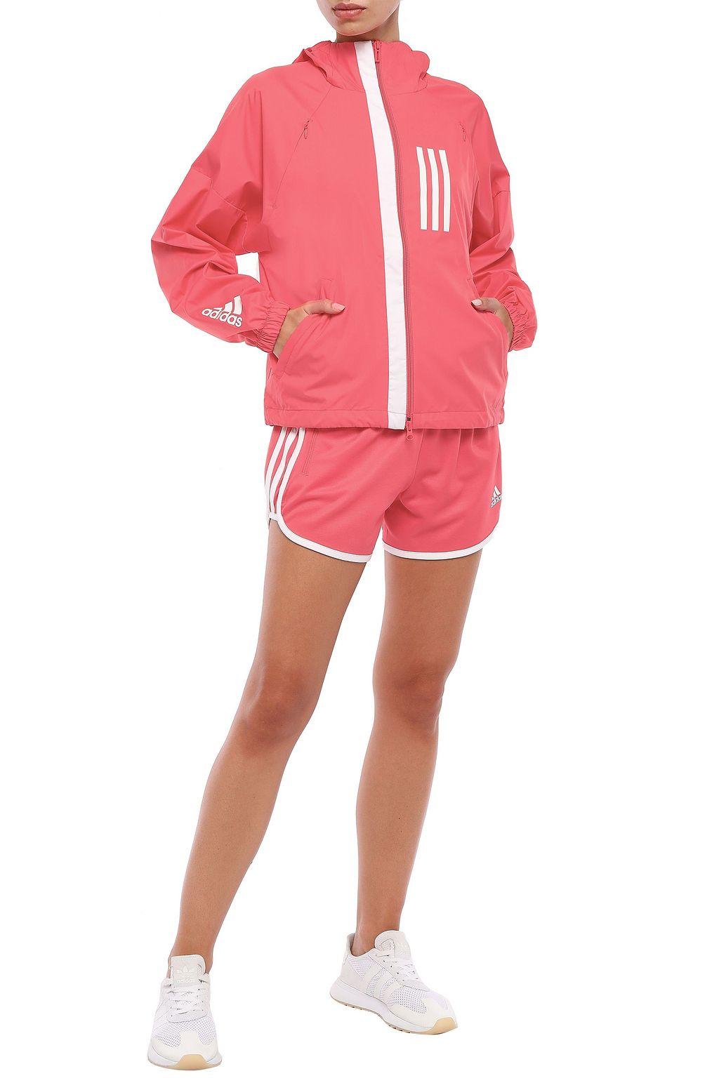 coral adidas jacket