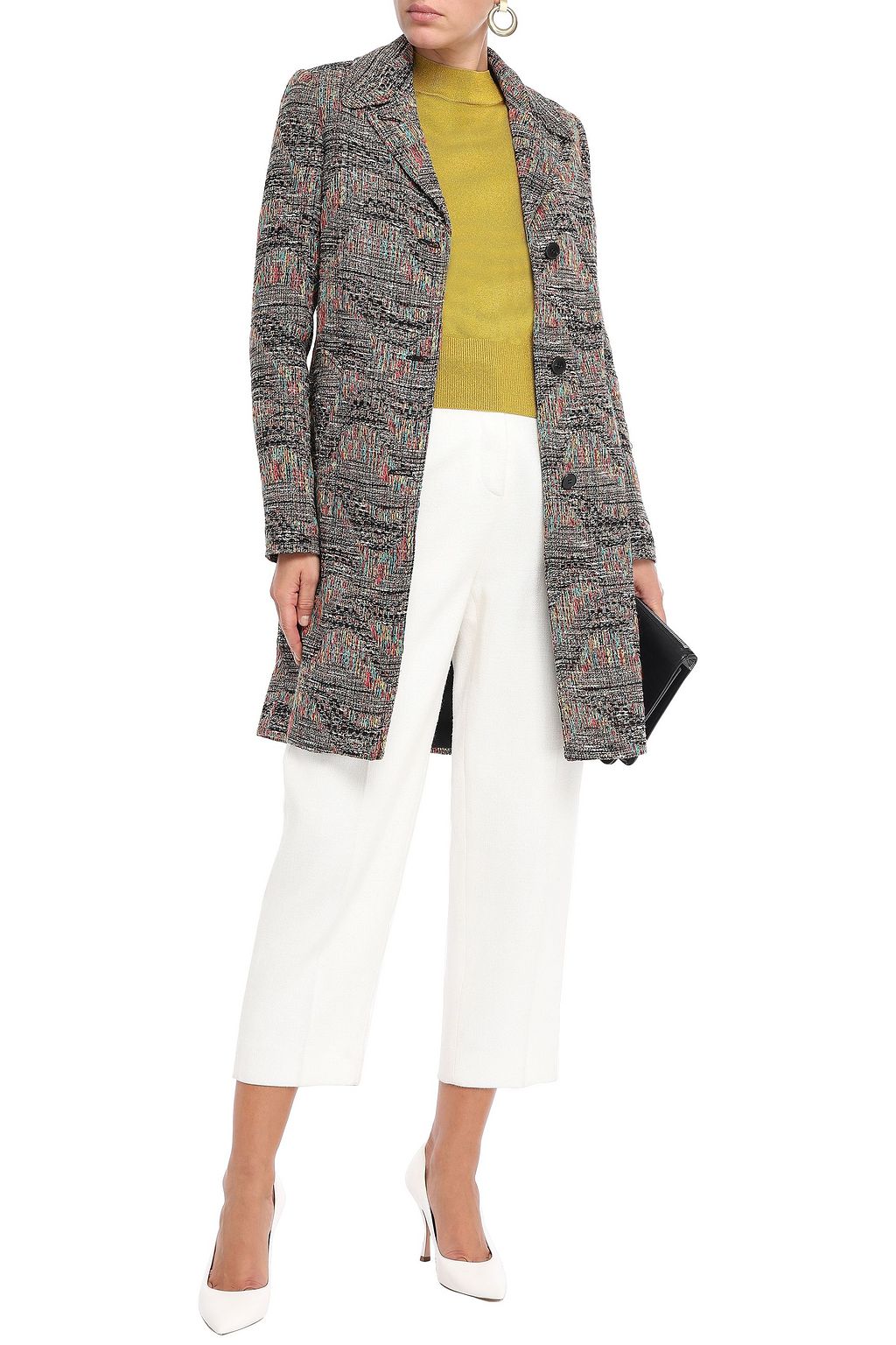 MISSONI Textured tweed coat