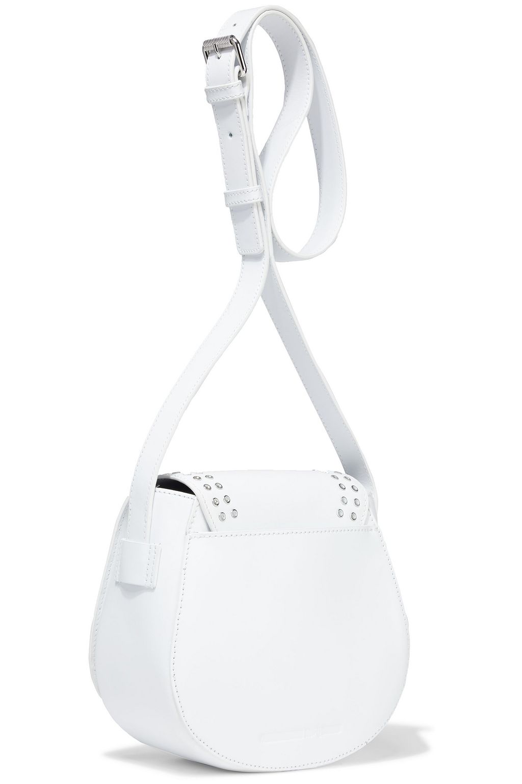 MCQ ALEXANDER MCQUEEN Mini Satchel studded logo-embossed leather shoulder bag
