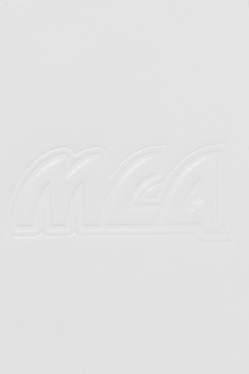 MCQ ALEXANDER MCQUEEN Circle studded logo-embossed leather pouch