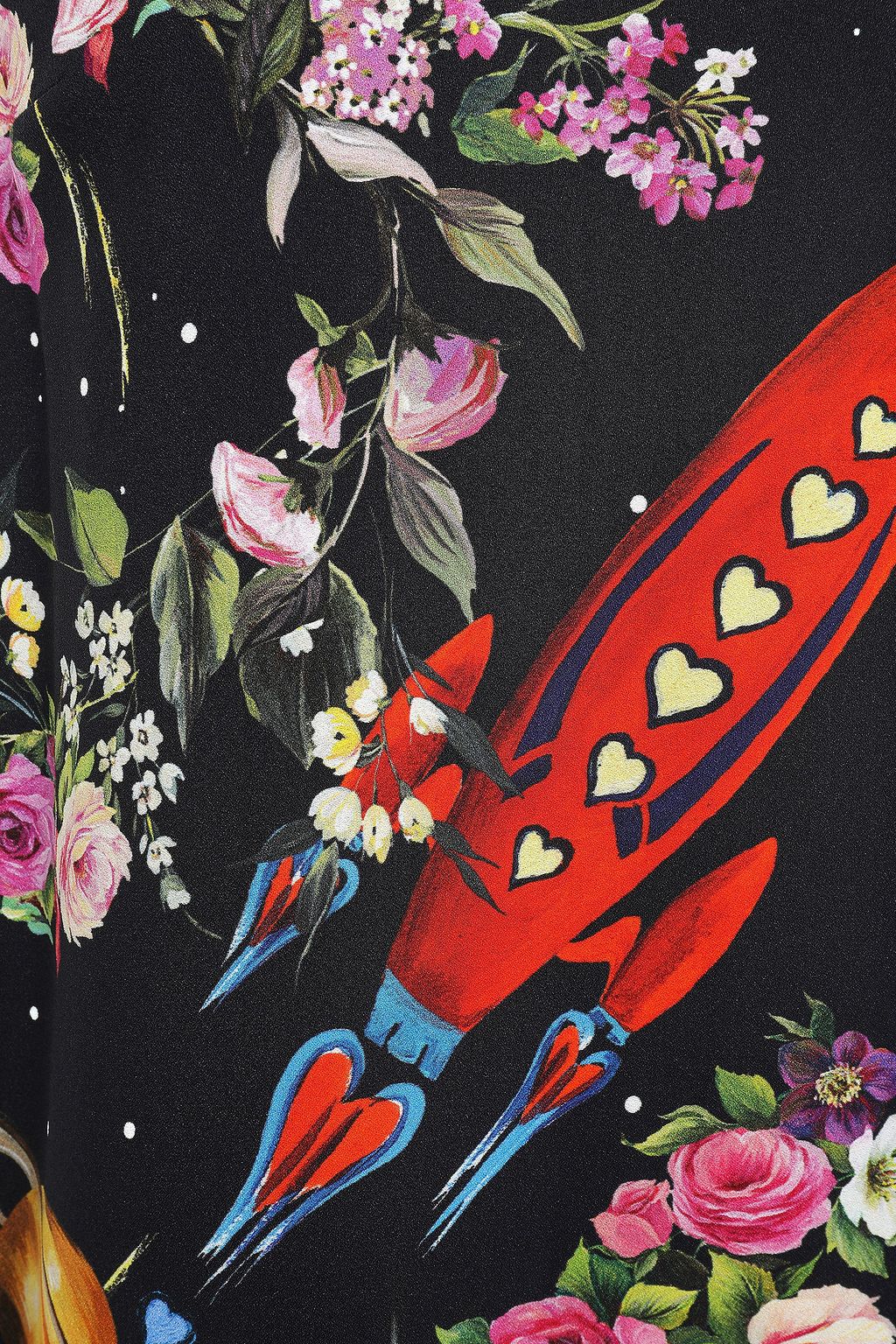 DOLCE&GABBANA Printed crepe dress