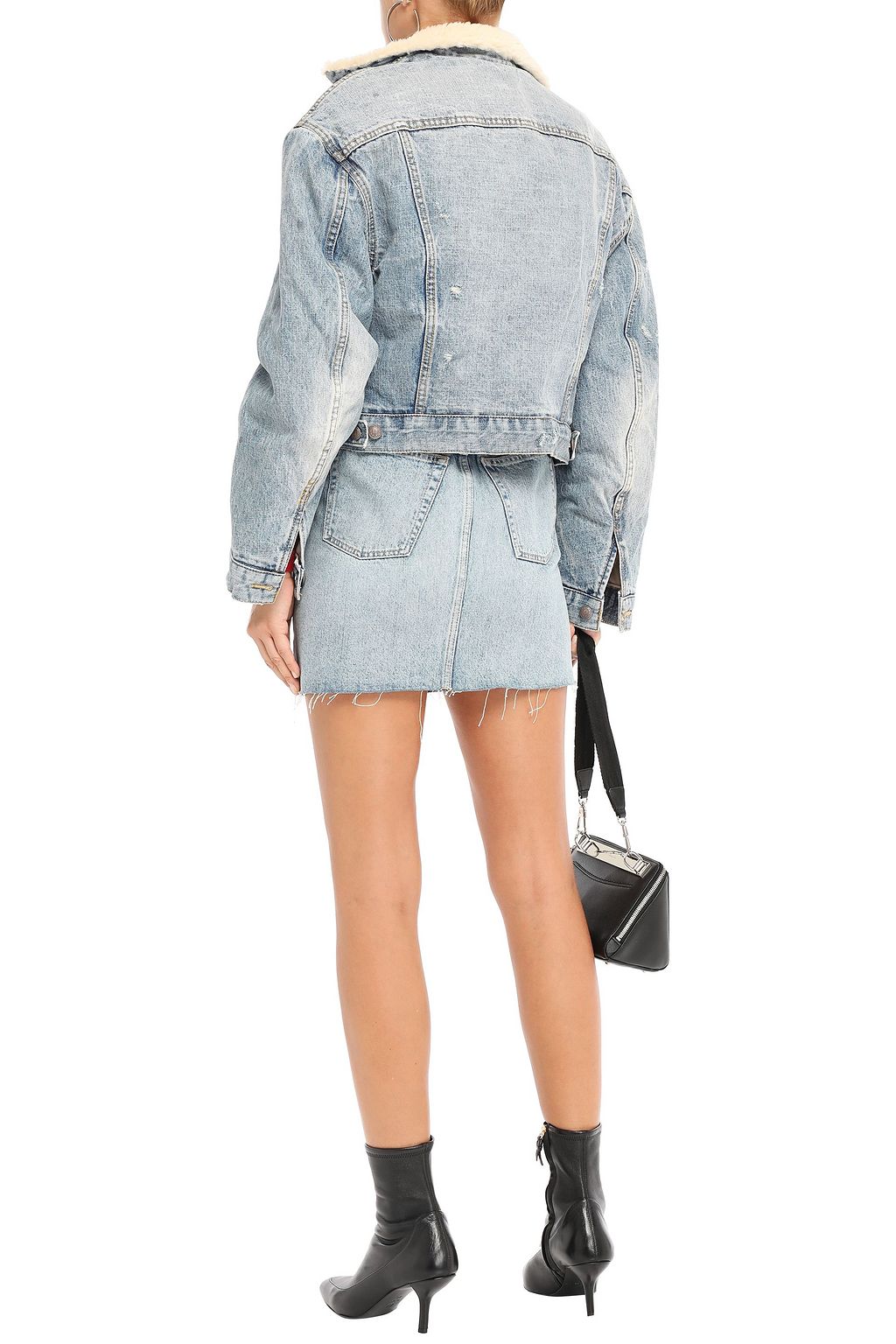 R13 Shearling-lined denim jacket