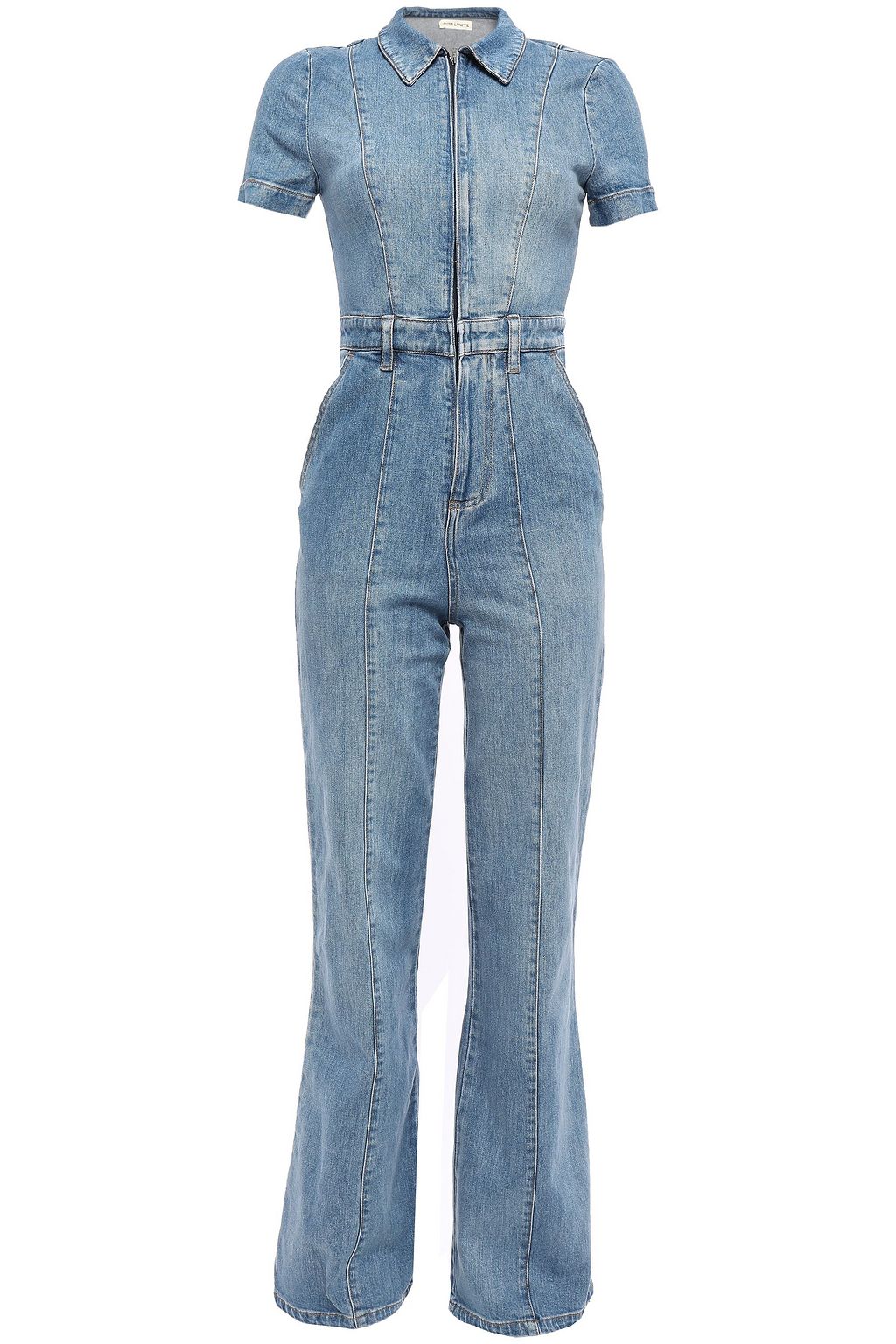 alice olivia denim jumpsuit