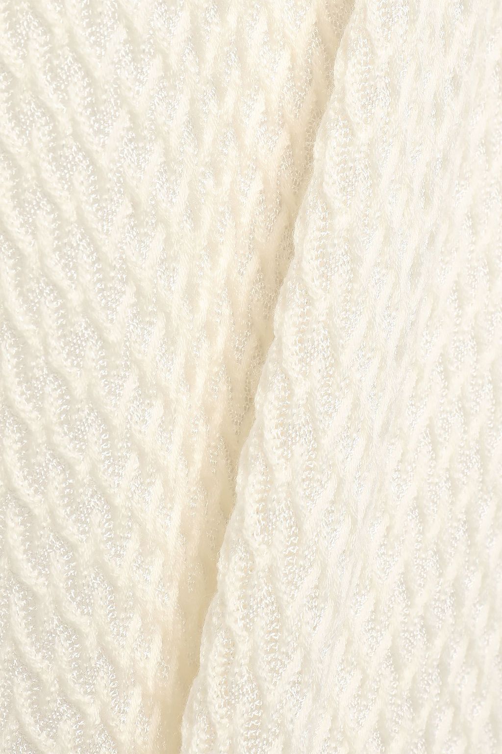 MISSONI Crochet-knit wool-blend mini dress