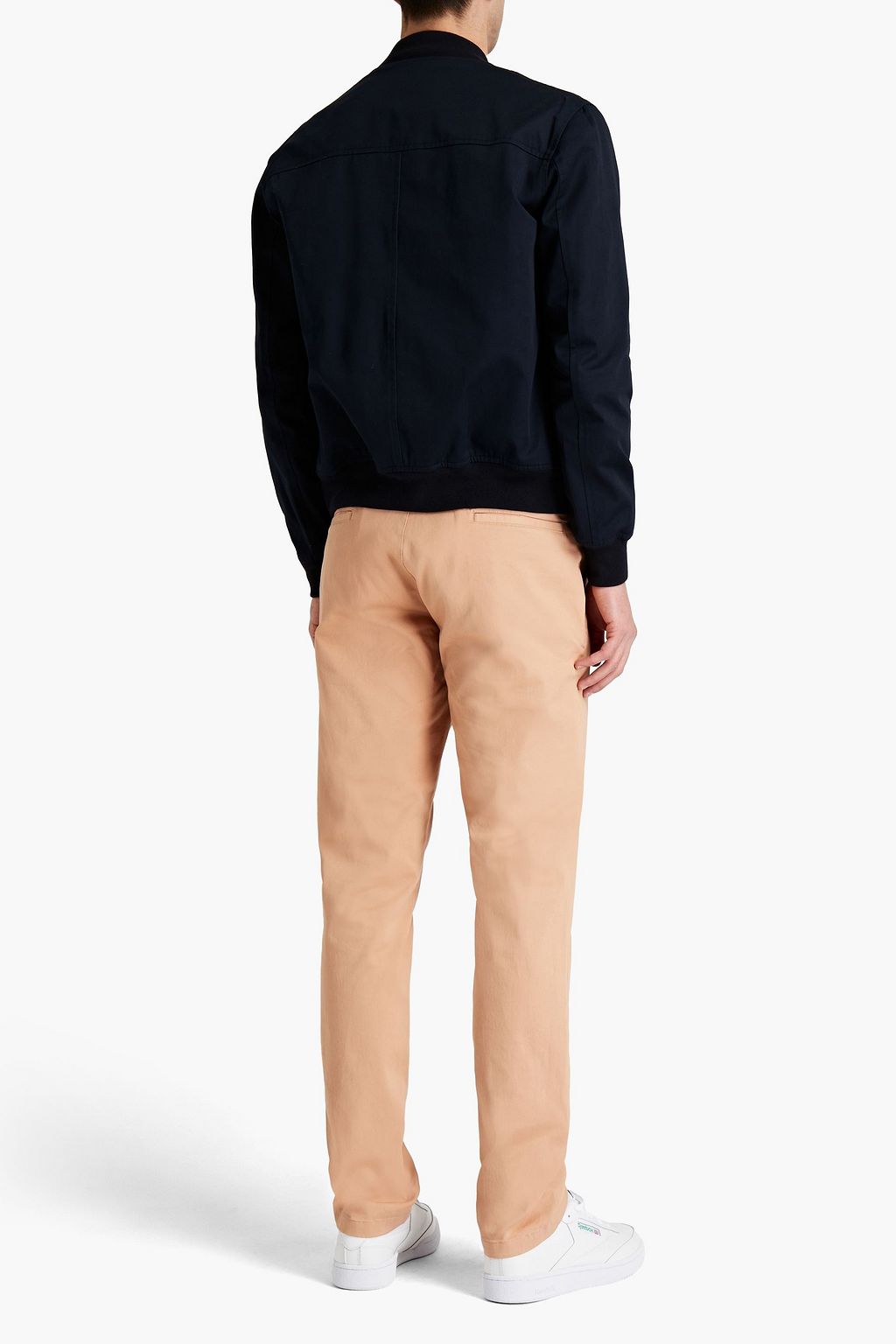 SANDRO Cotton-blend twill chinos