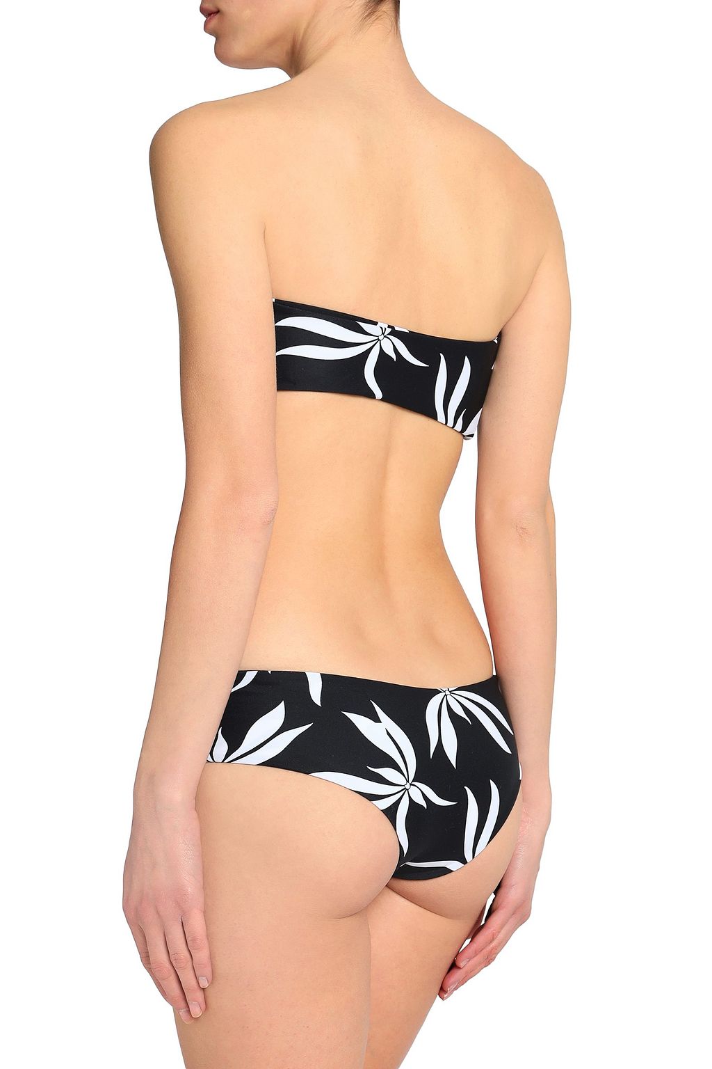 MIKOH Printed mid-rise bikini briefs