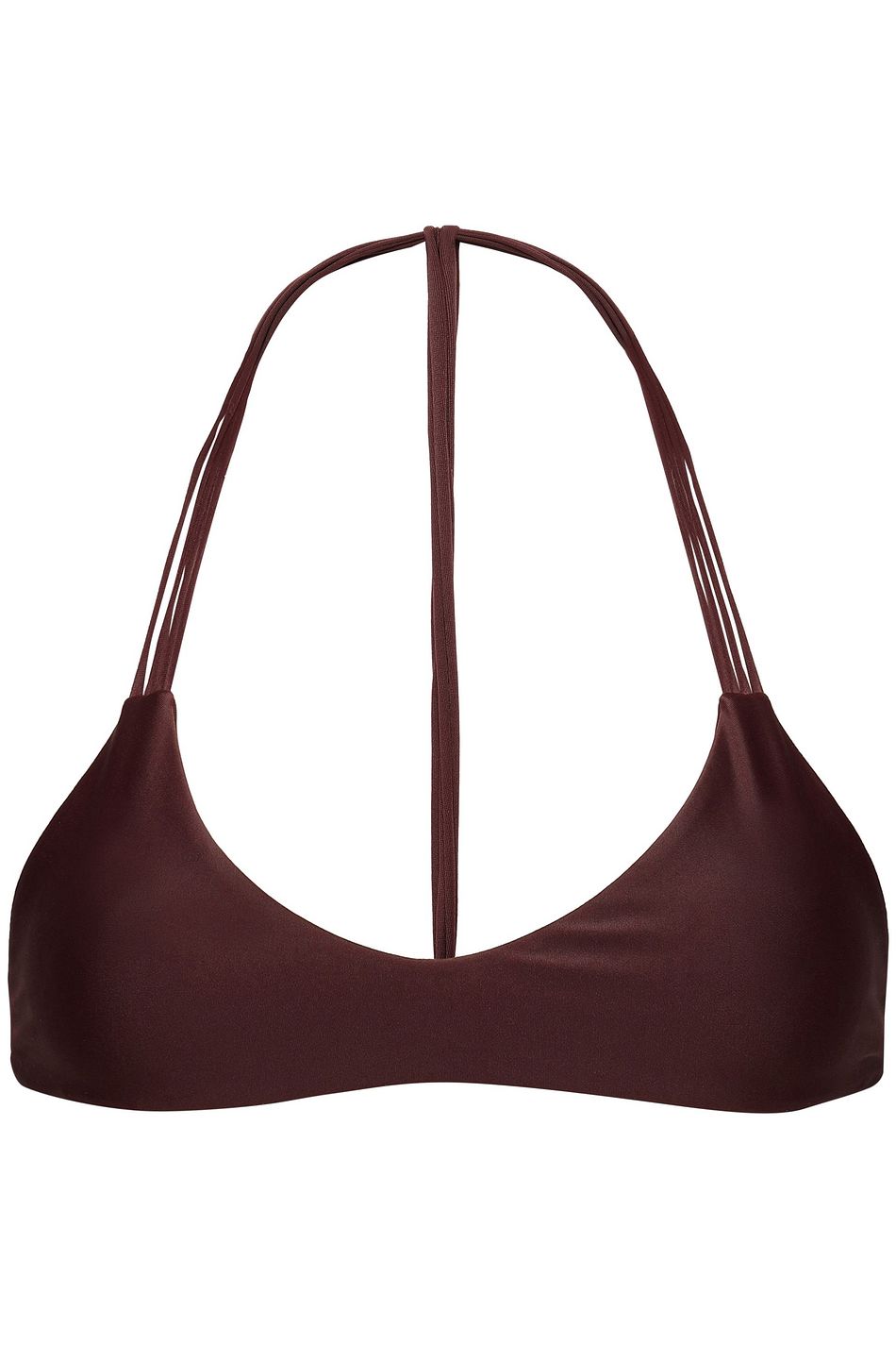maroon bikini top