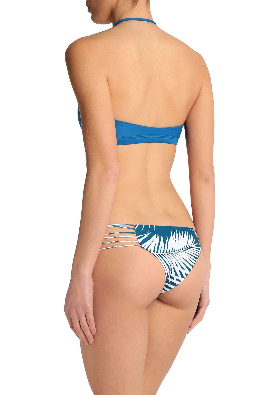 MIKOH Printed low-rise bikini briefs