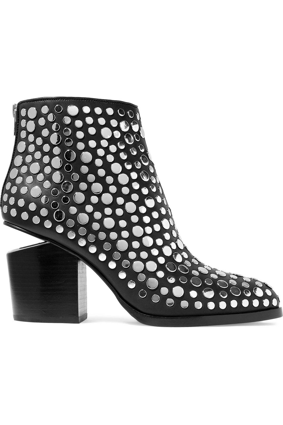 alexander wang gabi studded booties