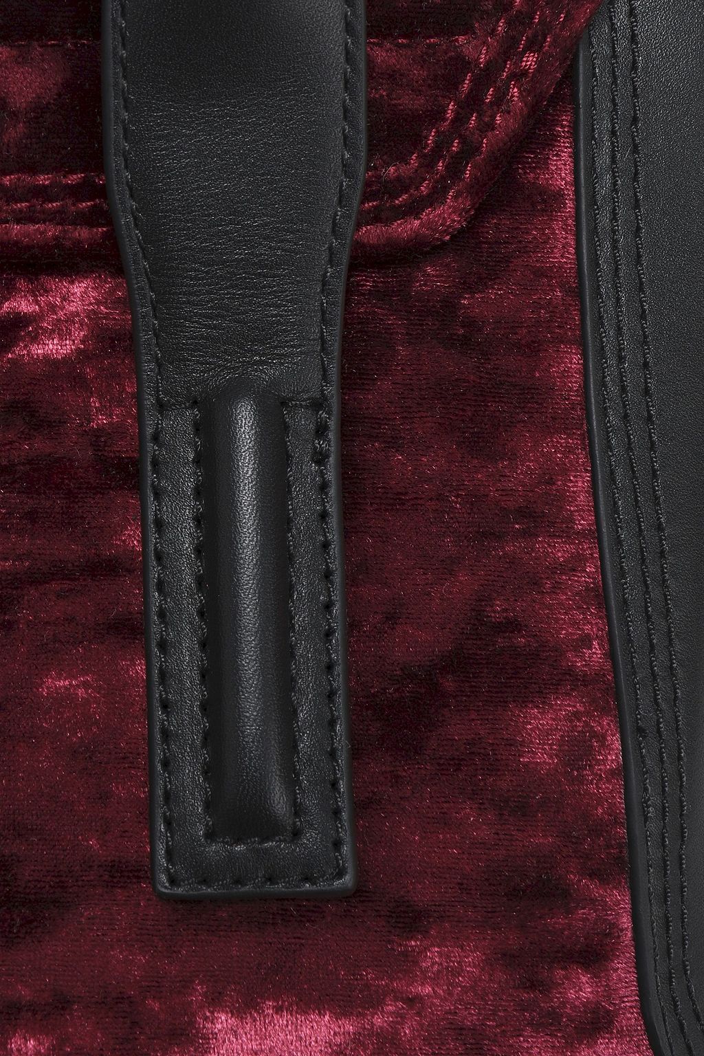 3.1 PHILLIP LIM Pashli leather-trimmed crushed-velvet shoulder bag