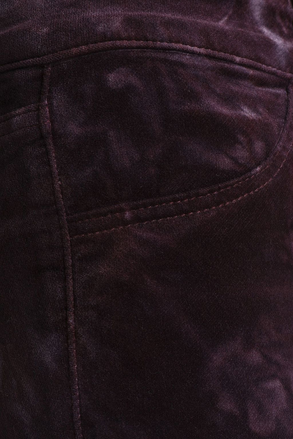 J BRAND Cotton-blend velvet skinny pants