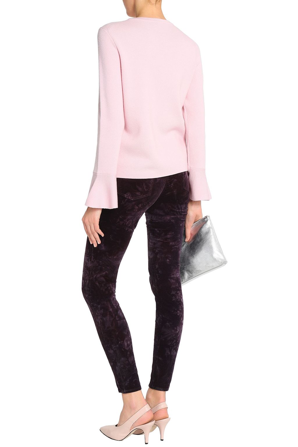 J BRAND Cotton-blend velvet skinny pants