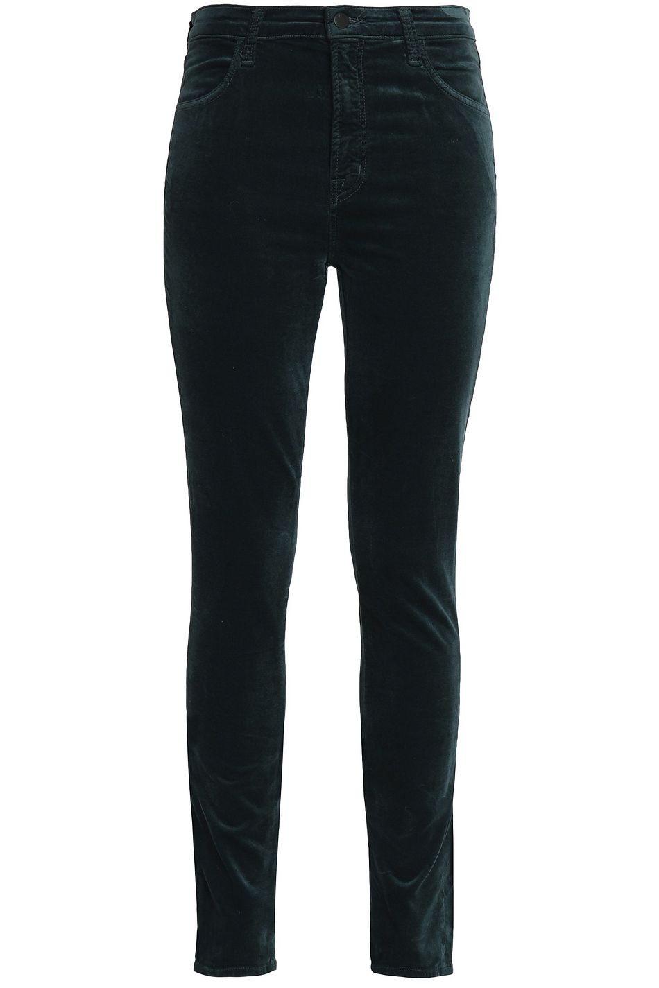 green velvet skinny pants