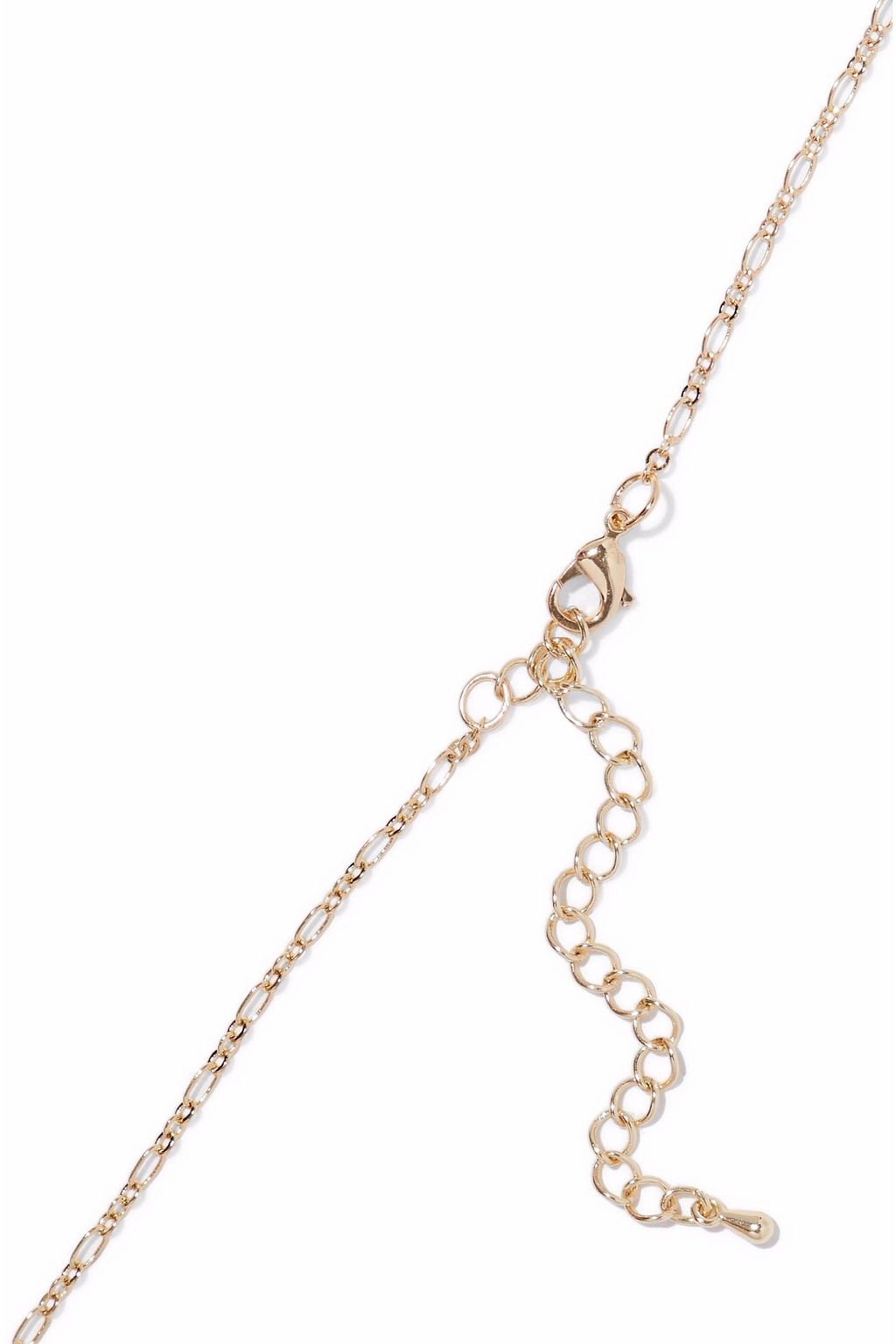 KENNETH JAY LANE Fringed gold-tone stone necklace
