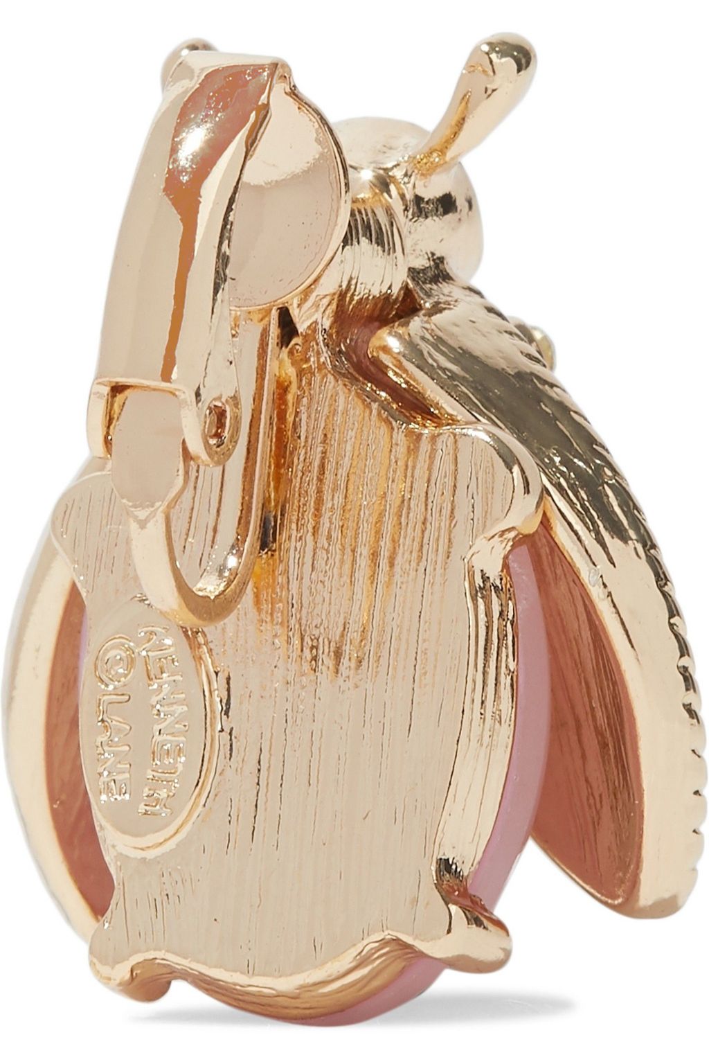 KENNETH JAY LANE Gold-tone, stone and crystal clip earrings