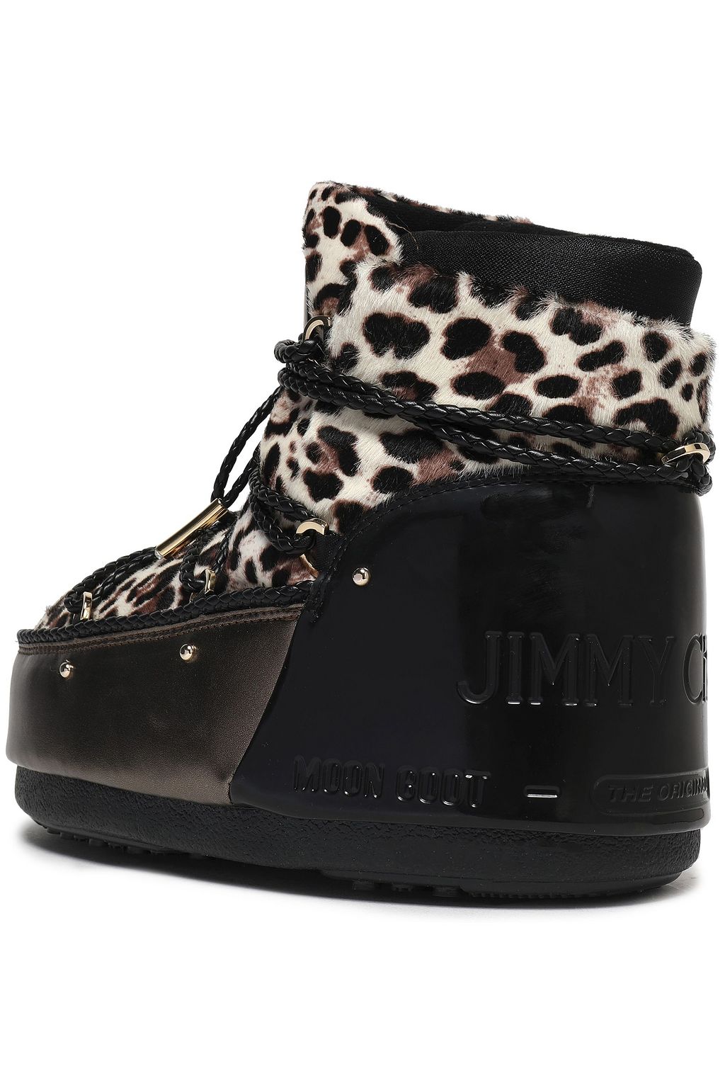 Bronze Leopard print calf hair snow Bronze Leopard print calf hair snow