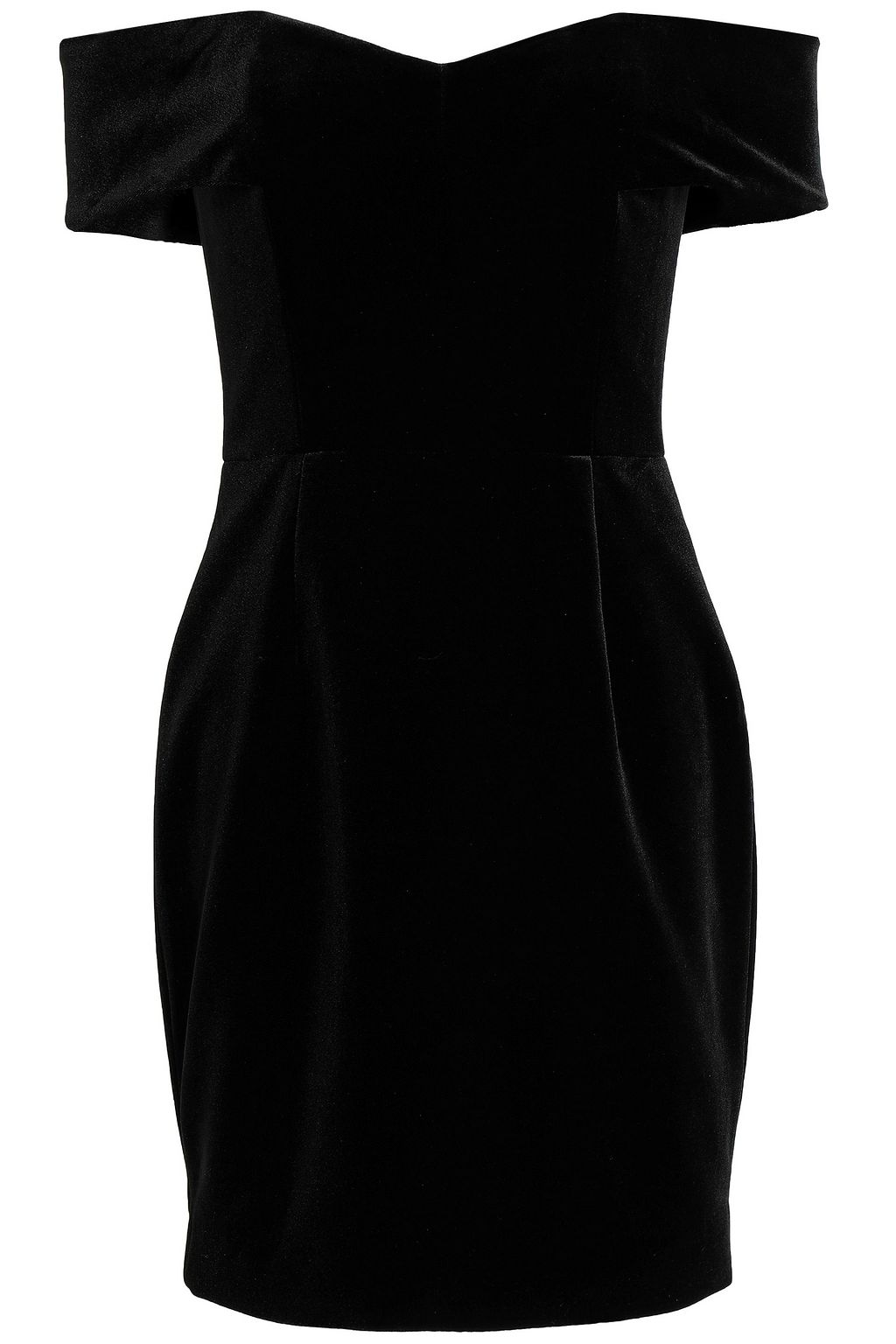 black velvet mini dress