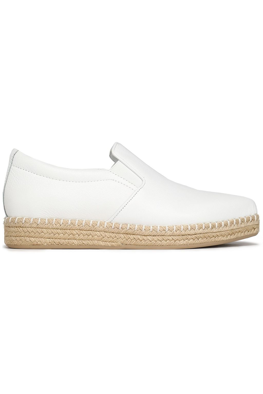 white leather espadrille sneakers
