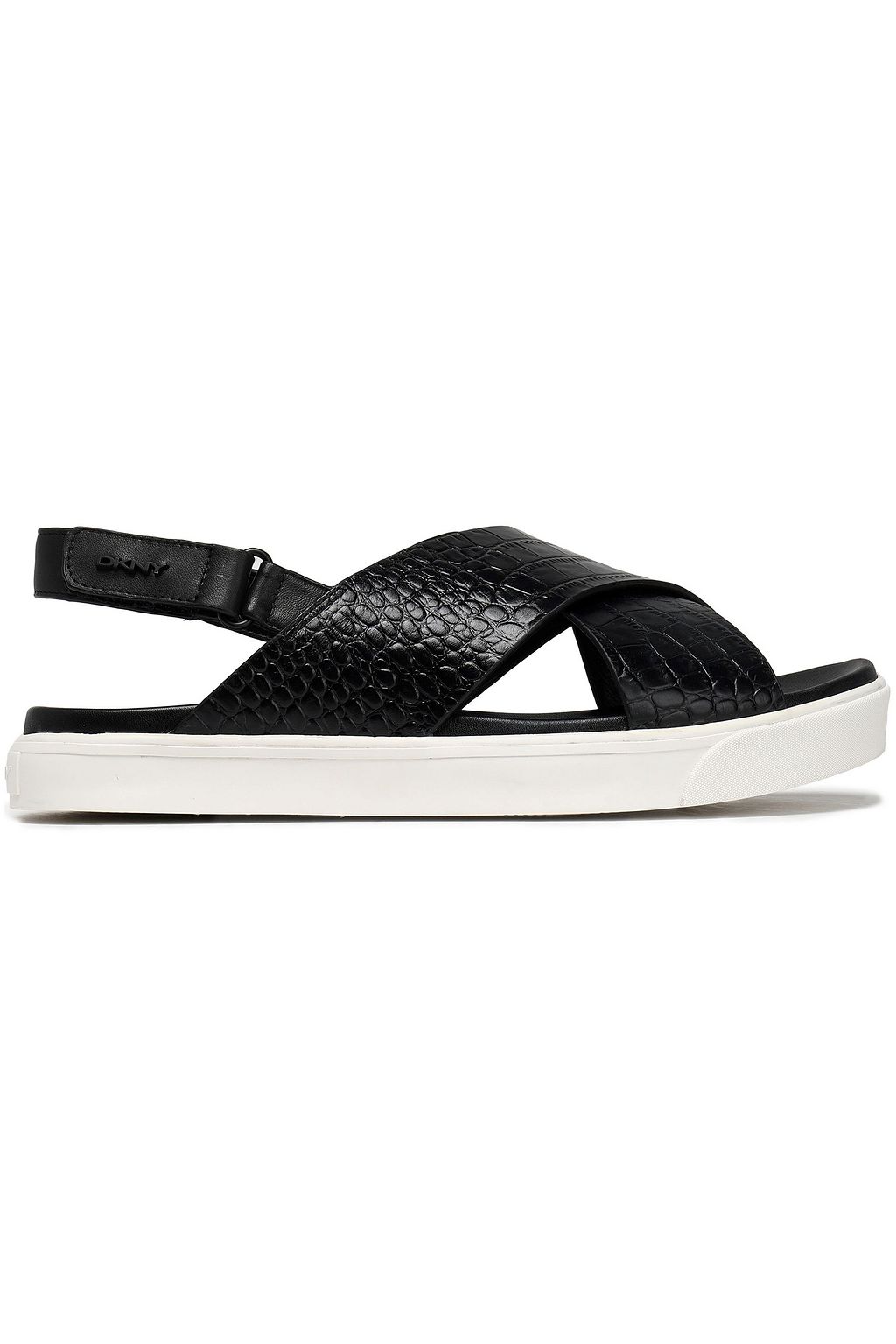 dkny black sandals