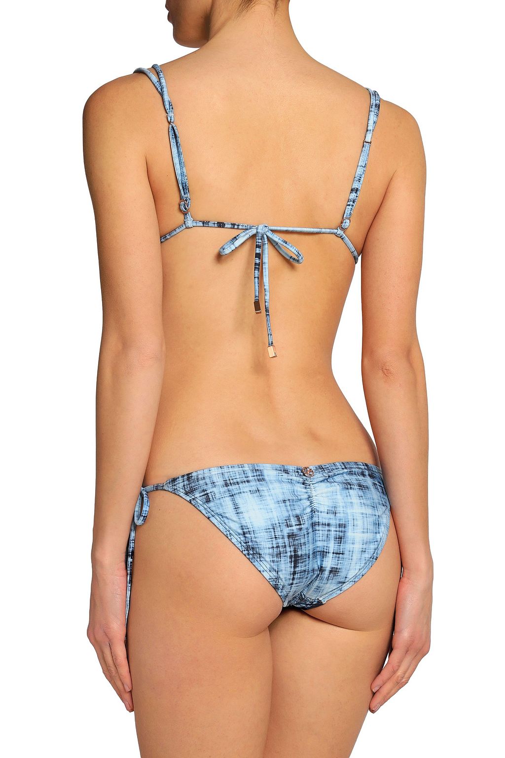 VIX PAULA HERMANNY Ruffle-trimmed printed low-rise bikini briefs