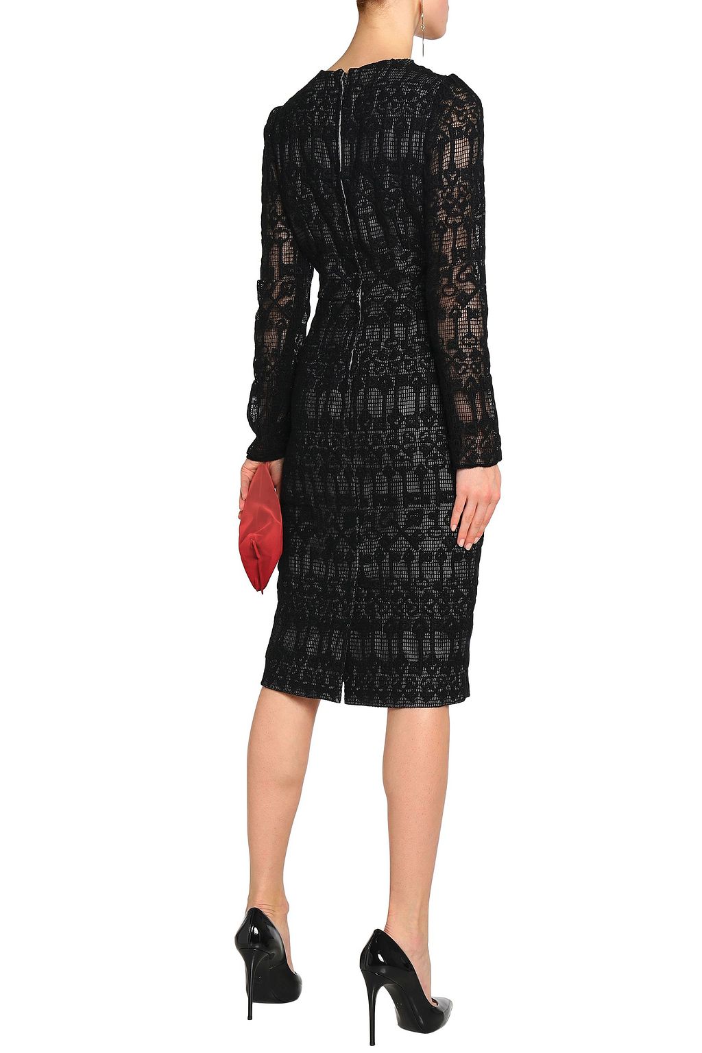DOLCE&GABBANA Crocheted cotton dress
