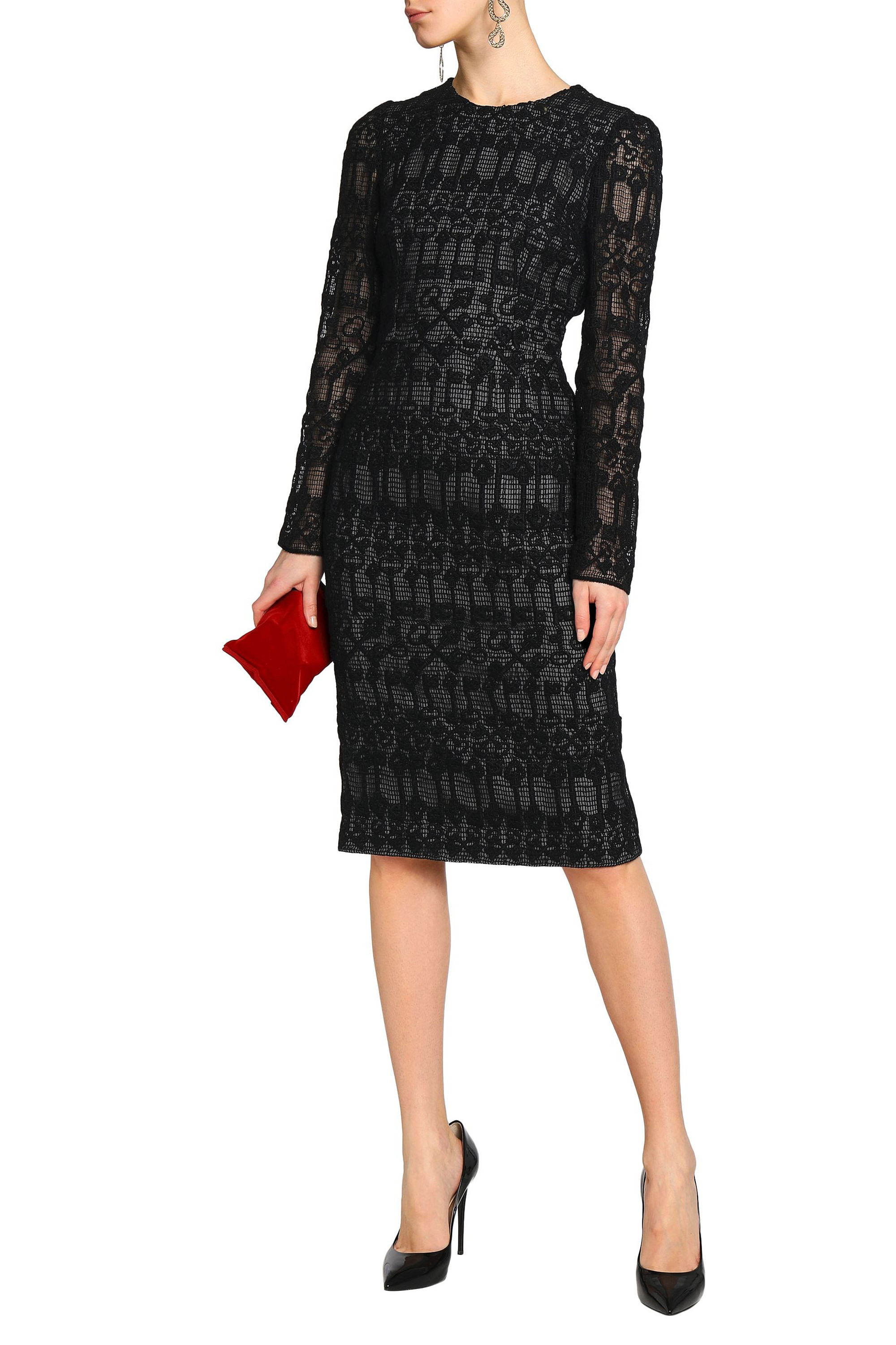 Dolce&Gabbana Crocheted cotton dress