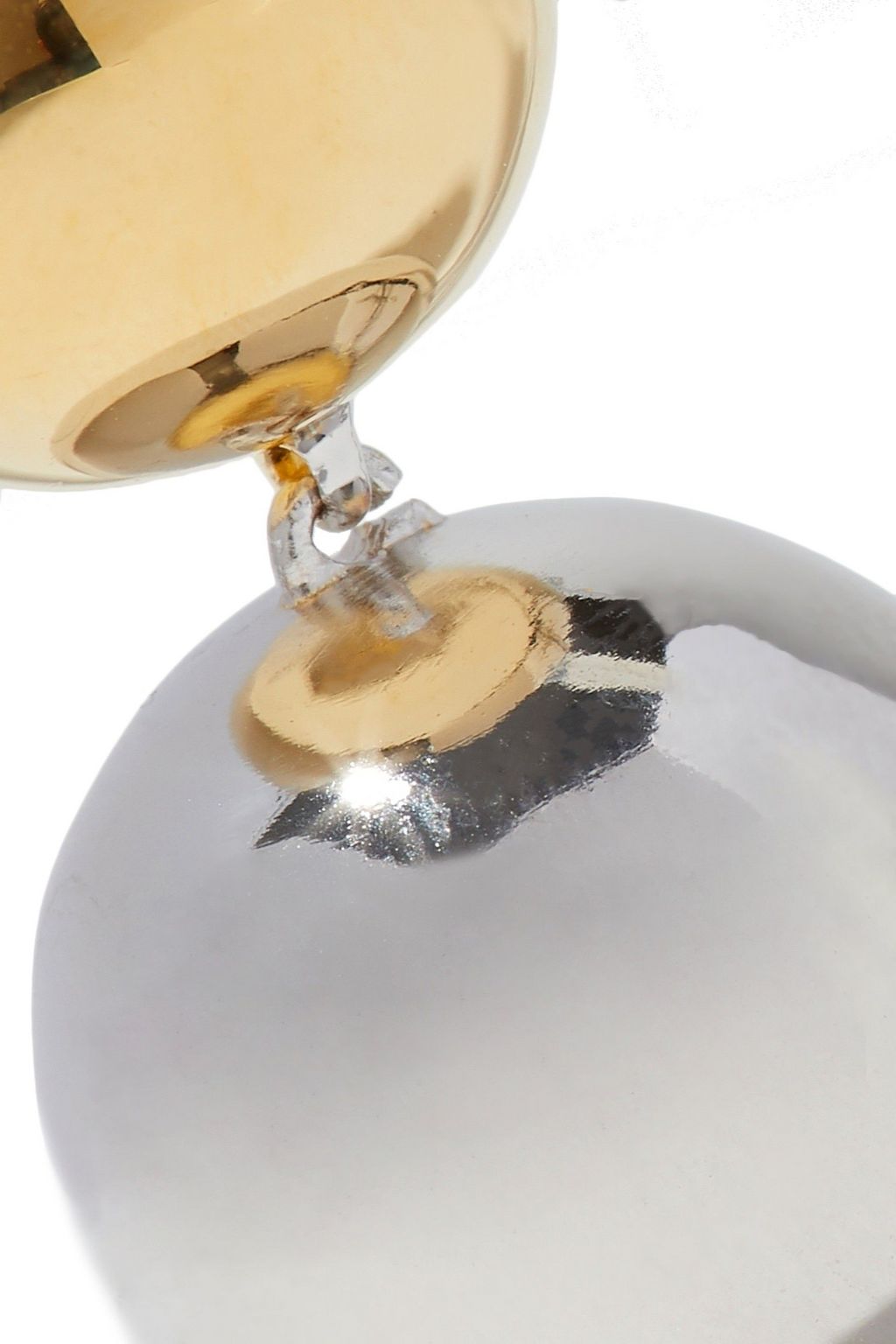 ELIZABETH AND JAMES Gold and silver-tone earrings