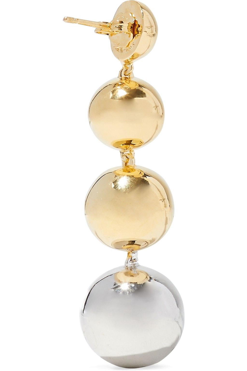 ELIZABETH AND JAMES Gold and silver-tone earrings
