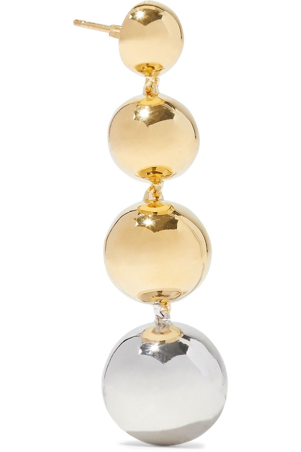 ELIZABETH AND JAMES Gold and silver-tone earrings