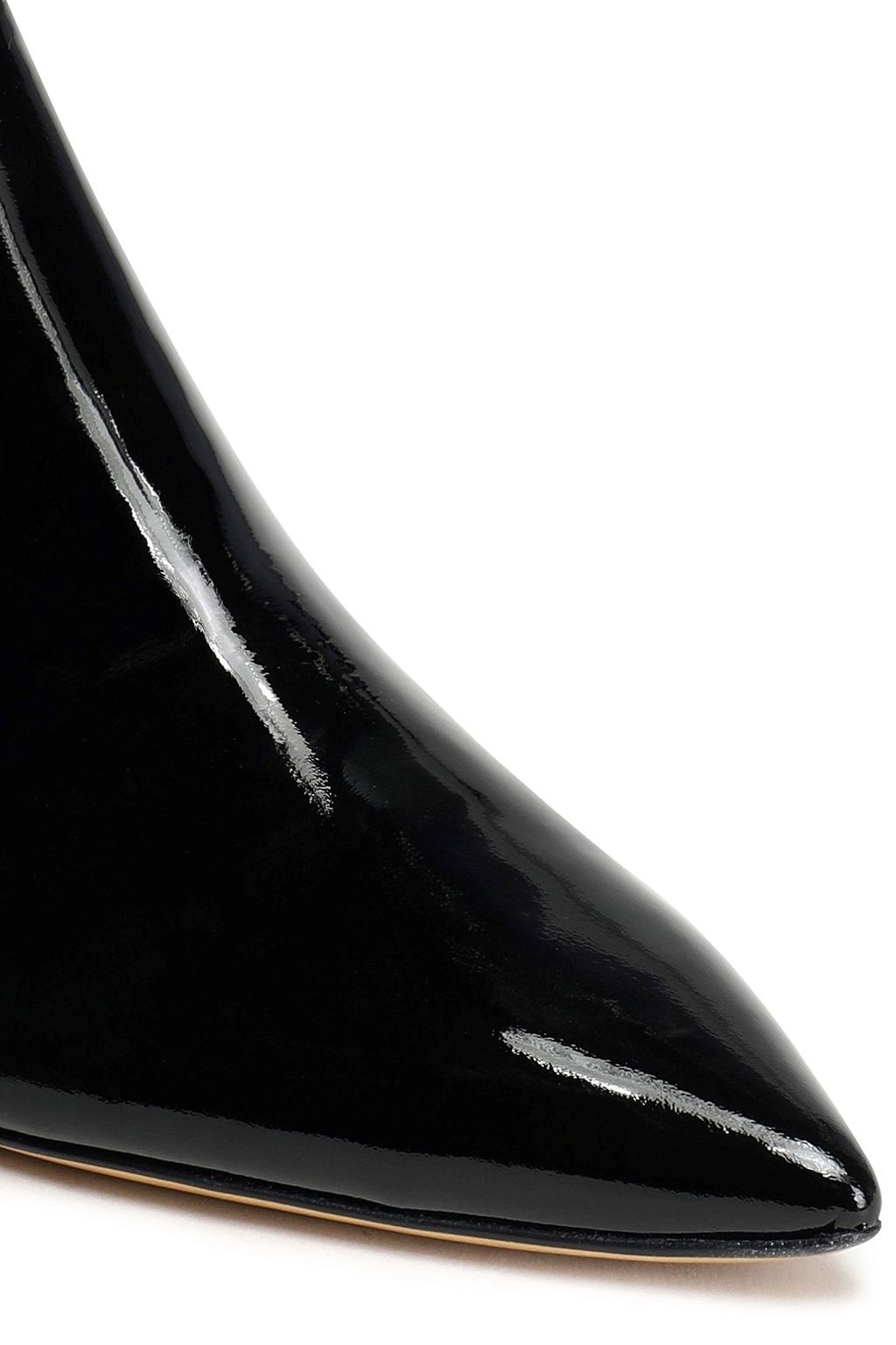 ELLERY Embellished patent-leather ankle boots
