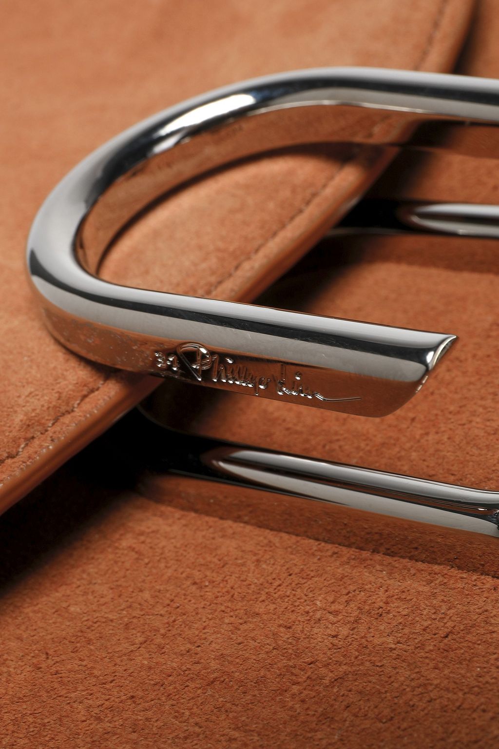 3.1 PHILLIP LIM Leather-trimmed suede shoulder bag