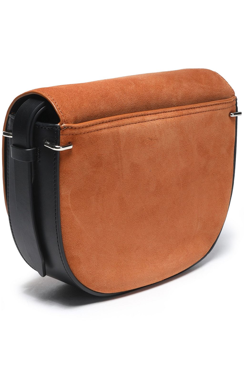 3.1 PHILLIP LIM Leather-trimmed suede shoulder bag