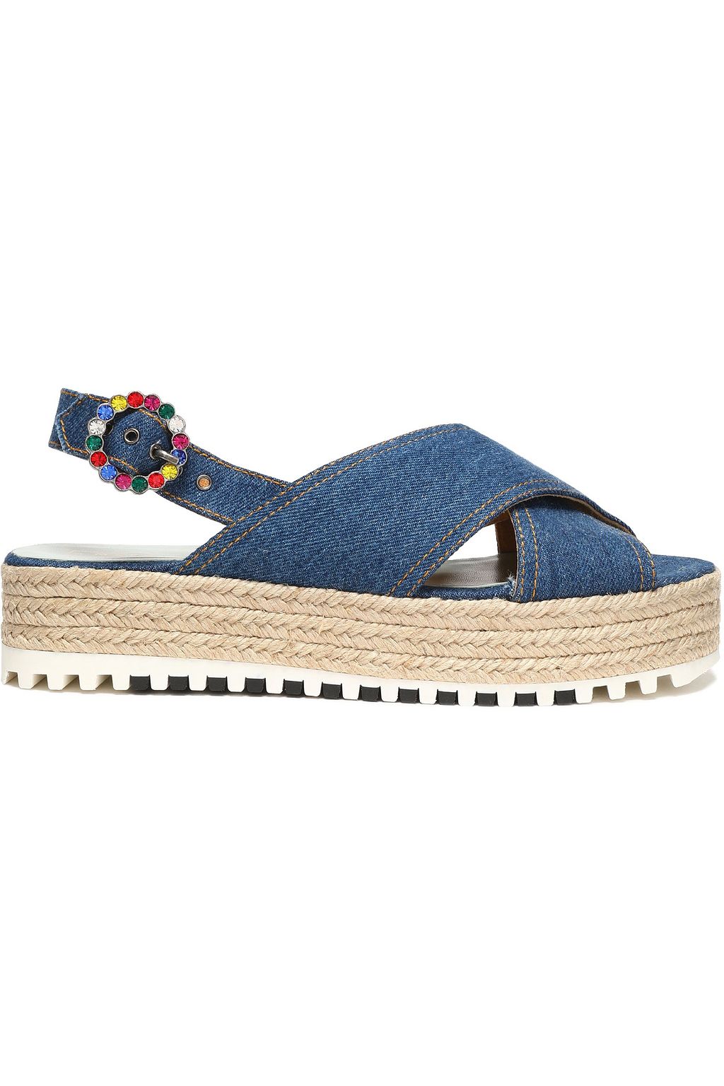 denim espadrille sandals
