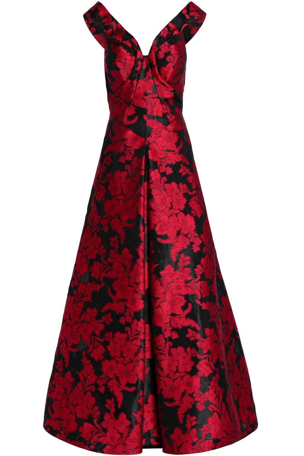 zac posen flared dress