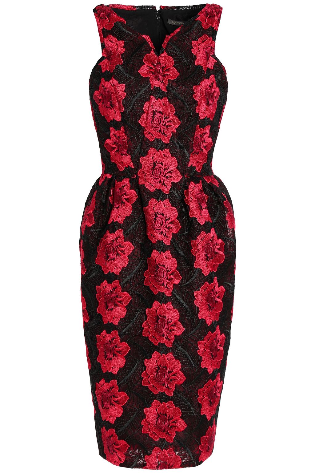 zac posen flared dress