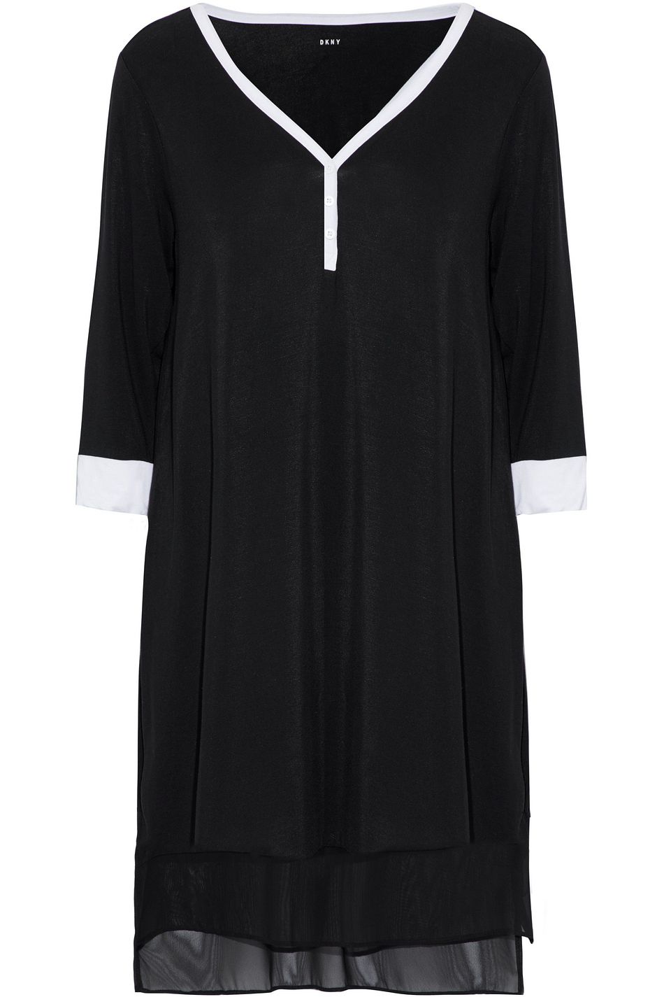 black jersey nightdress