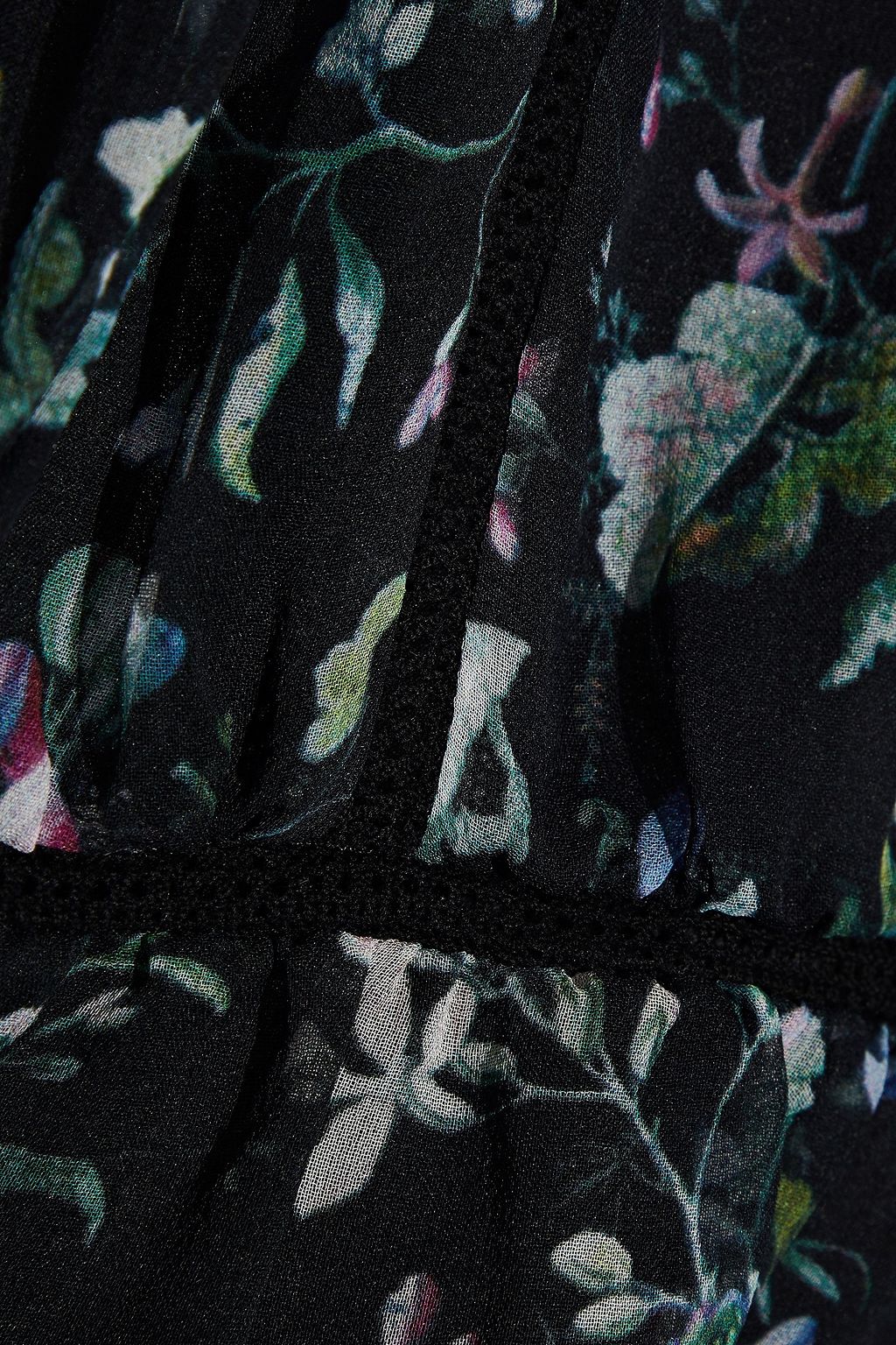 R13 Floral-print silk-chiffon dress