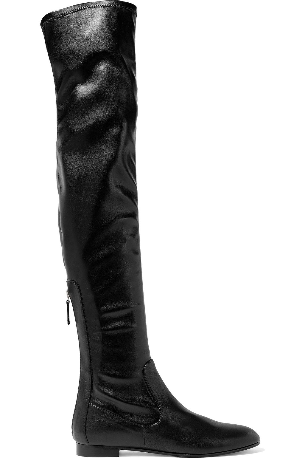 flat stretch over the knee boots