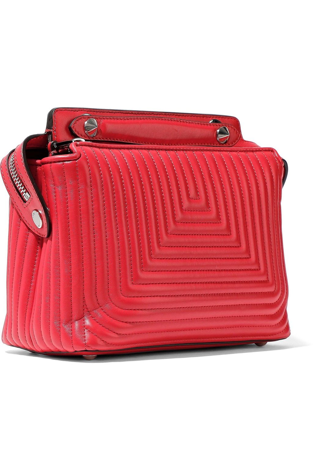 FENDI Dot Com quilted leather shoulder bag