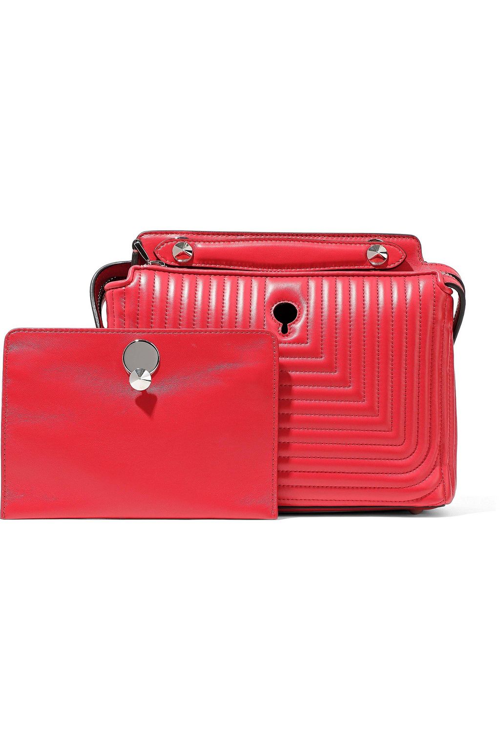 FENDI Dot Com quilted leather shoulder bag